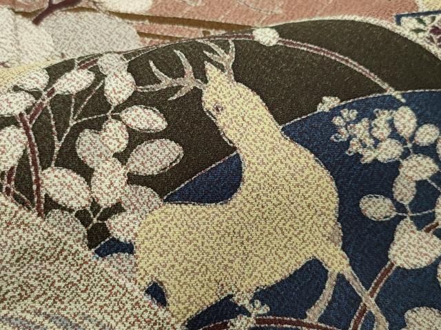 平和屋着物○日本画家 霜鳥忍の世界 彩天目織 訪問着 立波