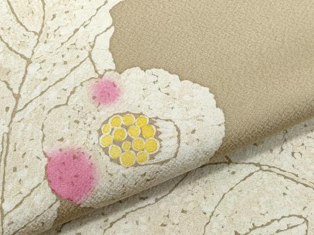 平和屋着物○訪問着 椿 高島屋扱い 正絹 逸品 CAAX0899vf