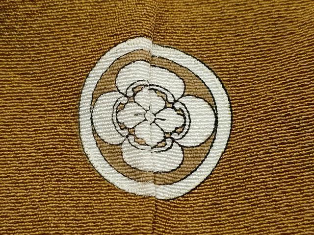 平和屋着物○上質な色無地 作家物 芝翫茶色 正絹 逸品 未使用