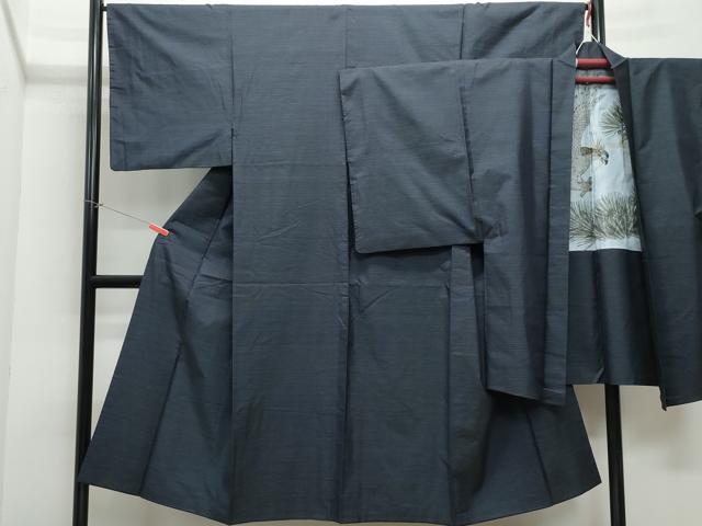 平和屋着物●男性　本場大島紬　アンサンブル　吉祥文　正絹　逸品　CAAX0961vf