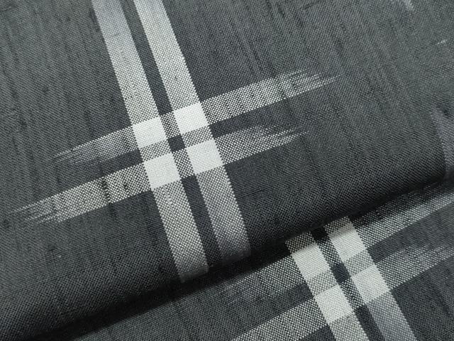 平和屋着物○上質な紬 十字絣 正絹 逸品 CAAX0972vf