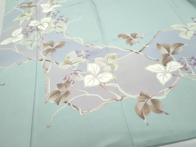 平和屋着物○訪問着 作家物 花唐草文 金彩 鈴乃屋扱い 正絹 逸品