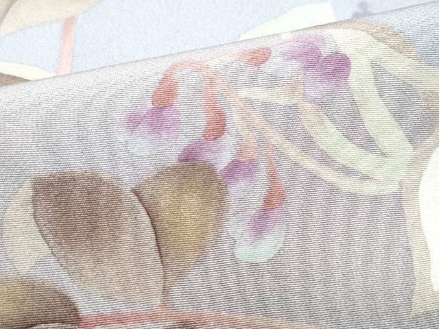 平和屋着物○訪問着 作家物 花唐草文 金彩 鈴乃屋扱い 正絹 逸品