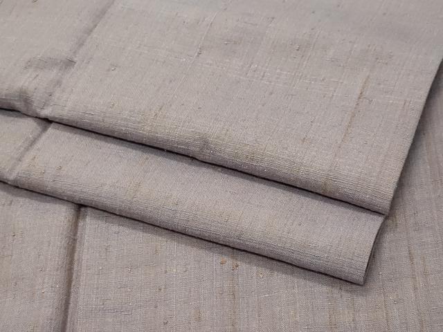 平和屋着物●ぜんまい紬　霞文　正絹　逸品　CAAX1023vf