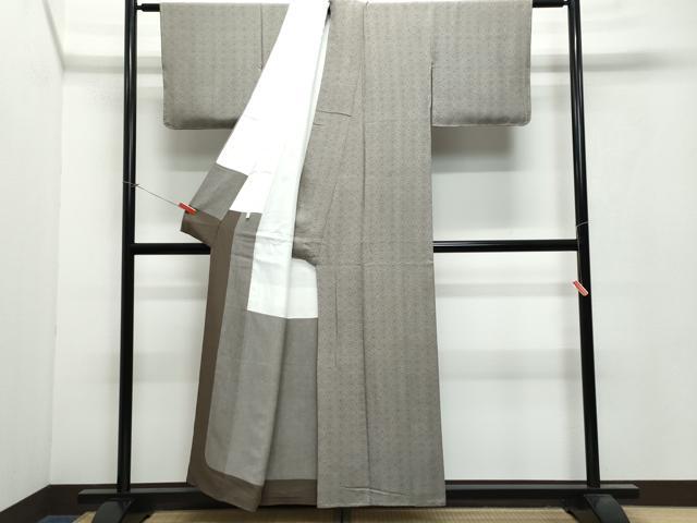 平和屋着物○江戸小紋 伝統工芸士 砂川健一 七宝花文 正絹 逸品