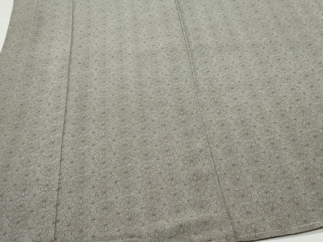 平和屋着物○江戸小紋 伝統工芸士 砂川健一 七宝花文 正絹 逸品