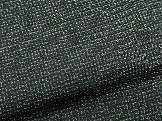 平和屋着物○男性 本場大島紬 アンサンブル 100亀甲 総詰め 正絹 逸品