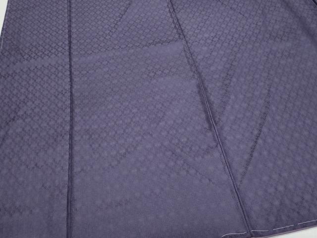 平和屋着物○上質な紬 花織 滅紫色 まるやま扱い 正絹 逸品 CAAX1097vf