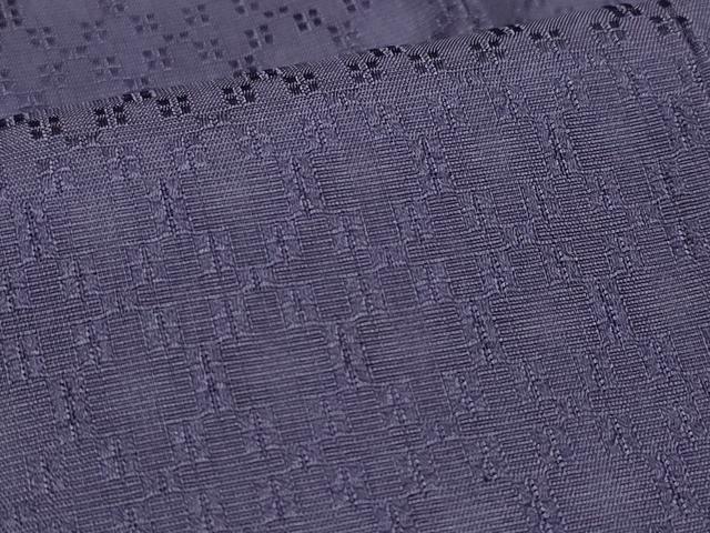 平和屋着物●上質な紬　花織　滅紫色　まるやま扱い　正絹　逸品　CAAX1097vf 平和屋着物○上質な紬 花織 滅紫色 まるやま扱い 正絹 逸品 CAAX1097vf