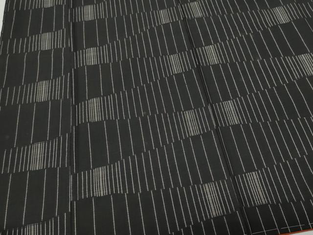 平和屋着物●本場大島紬　7マルキ　泥染め　吉祥文　森絹織物謹製　証紙付き　正絹　逸品　CAAX1188vf 平和屋着物○本場大島紬 7マルキ 泥染め 吉祥文 森絹織物謹製 証紙付き