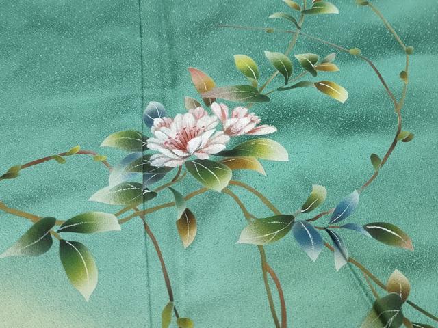 平和屋着物○訪問着 枝花文 暈し染め 正絹 逸品 未使用 CAAX1192vfの