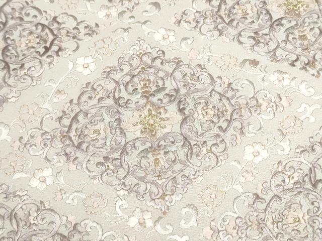 花菱文　金彩　正絹　逸品 平和屋着物○豪華色留袖 総刺繍 菱花唐草文 金糸 正絹 逸品