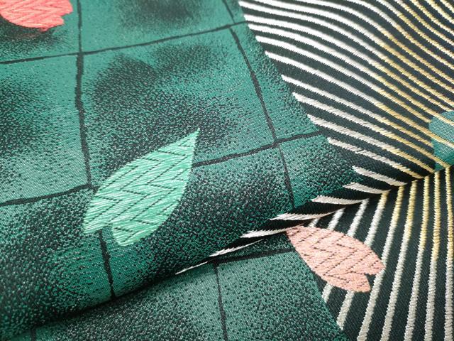 平和屋着物○六通柄袋帯 舞桜文 金銀糸 正絹 逸品 CAAX1319hy