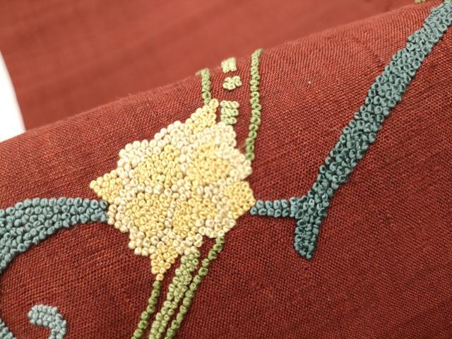 平和屋着物○中国三大刺繍 相良刺繍 総刺繍 九寸開き名古屋