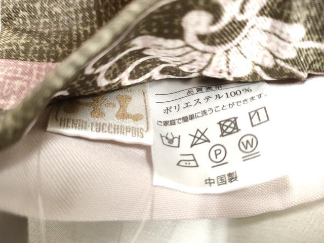 平和屋着物●H・L（アッシュエル）　HENRI-LUC CHAPUIS　半幅帯　花唐草横段文　CAAX1530hy 平和屋着物○H・L（アッシュエル） HENRI-LUC CHAPUIS 半幅帯 花唐草横