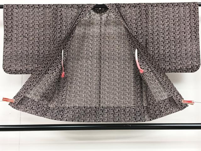 平和屋着物▽スリーシーズン 春夏秋 塵除け 羽織 総レース 草花文 正絹