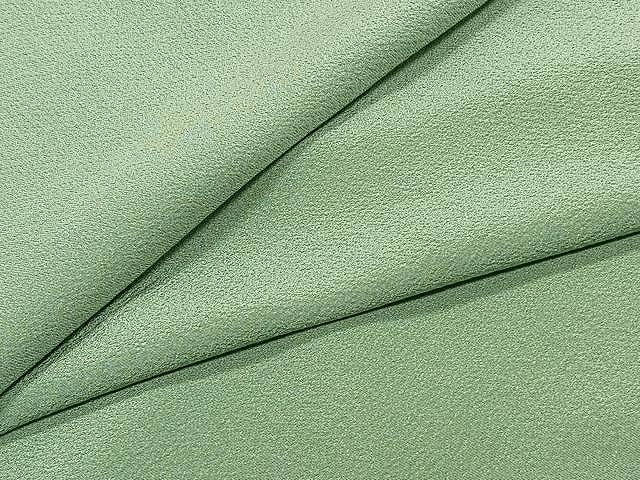 平和屋着物▽上質な色無地　単衣　柳色　正絹　逸品　CAAX2499xi