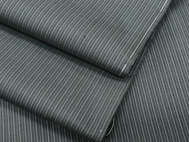 平和屋着物●男性　紬　縞　正絹　逸品　未使用　CAAX3071th