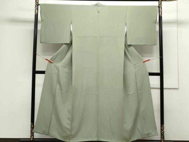 平和屋着物●上質な色無地　鶸茶色　正絹　逸品　CAAX3126th 平和屋着物○上質な色無地 鶸茶色 正絹 逸品 CAAX3126th