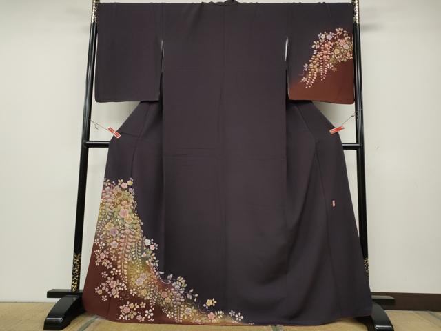 平和屋着物●越後十日町の一流染匠　桐屋・翠山工房　訪問着　辻が花　絞り　暈し染め　やまと誂製　正絹　逸品　CAAX4453ut