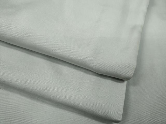 平和屋着物●男性　本場大島紬　白大島　白梅鼠色　正絹　逸品　CAAX4529ut