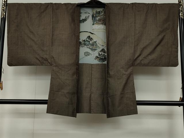 平和屋着物○男性 本場大島紬 アンサンブル 7マルキ 正絹 逸品 CAAX4535ut