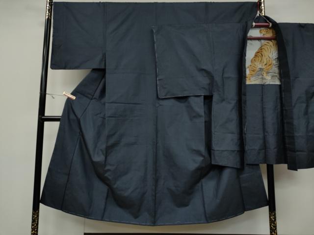 平和屋着物●男性　本場大島紬　アンサンブル　100亀甲　総詰め　正絹　逸品　CAAX4536ut