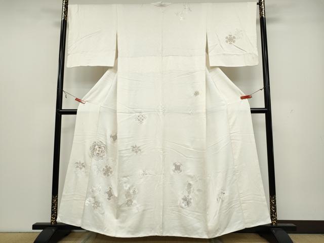 平和屋着物●訪問着　総刺繍　正倉院花文　金銀糸　正絹　逸品　CAAX4551ut