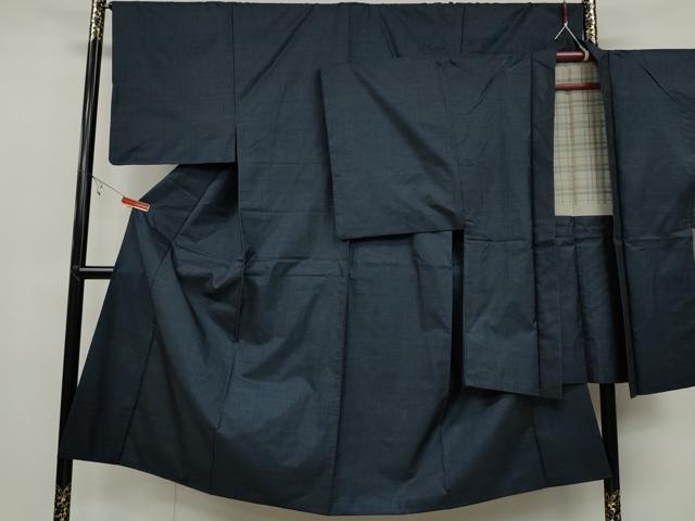 平和屋着物●男性　本場大島紬　アンサンブル　100亀甲　総詰め　正絹　逸品　CAAX4572ut