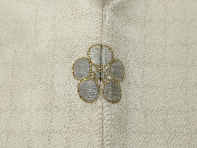 平和屋着物○訪問着 片輪車花唐草文 金銀彩 正絹 逸品 CAAX4614ut 付け下げ