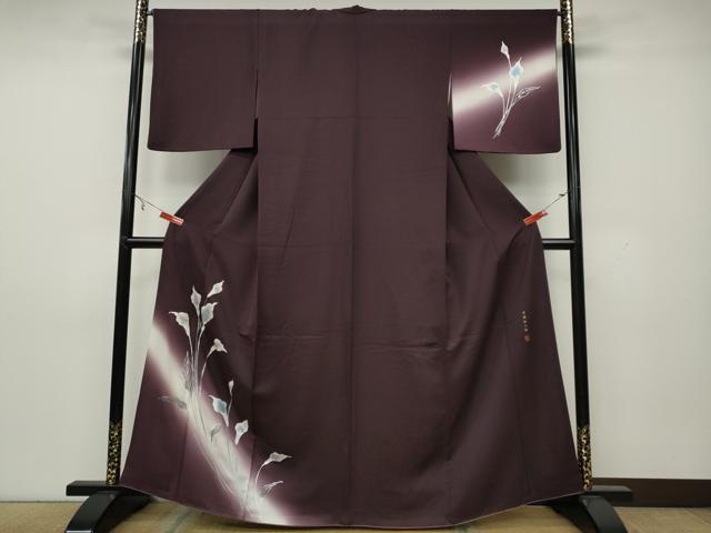 平和屋着物●訪問着　中村弘三郎　カラー　暈し染め　金銀彩　やまと誂製　正絹　逸品　CAAX4625ut