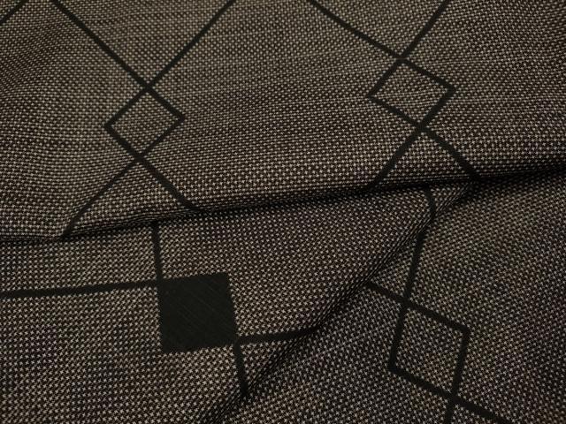 平和屋着物●本場大島紬　7マルキ　菱重ね文　正絹　逸品　CAAX4719ut