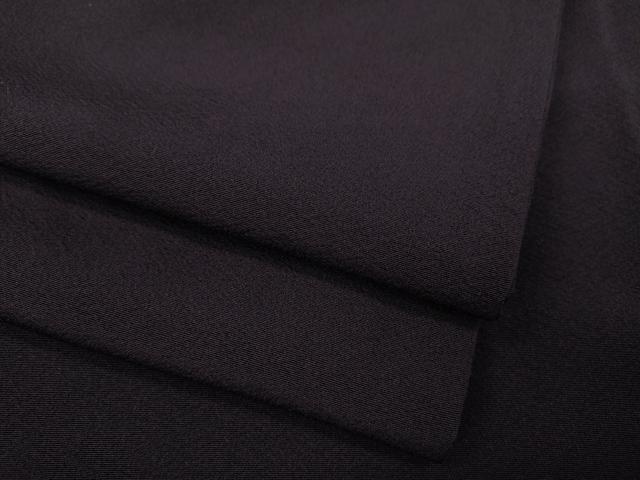 平和屋着物●上質な色無地　深紫色　正絹　逸品　CAAX4750ut