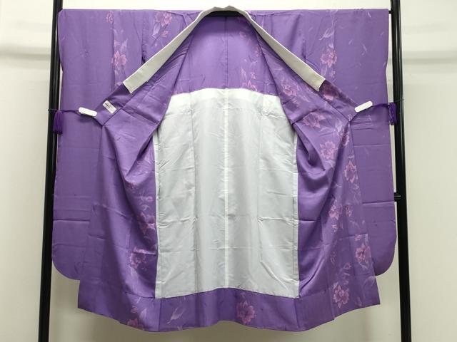 平和屋着物○振袖用長襦袢 無双仕立て 花唐草間道 やまと誂製