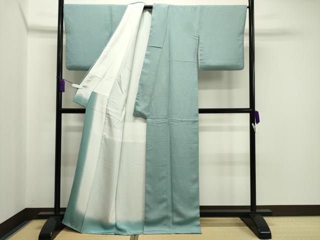 平和屋着物○上質な小紋 京都 河上峰仙 たたき染め 正絹 逸品