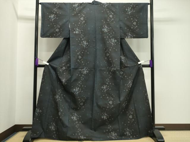 平和屋着物●本場大島紬　9マルキ　箔散らし　正絹　逸品　CAAX5698gh 平和屋着物○本場大島紬 9マルキ 箔散らし 正絹 逸品 CAAX5698gh