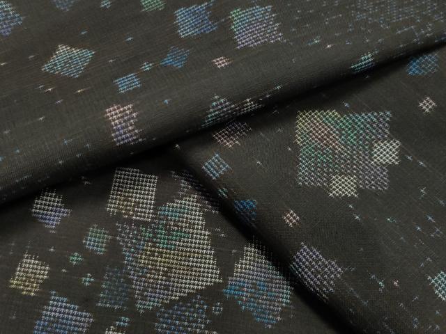 平和屋着物●本場大島紬　9マルキ　箔散らし　正絹　逸品　CAAX5698gh