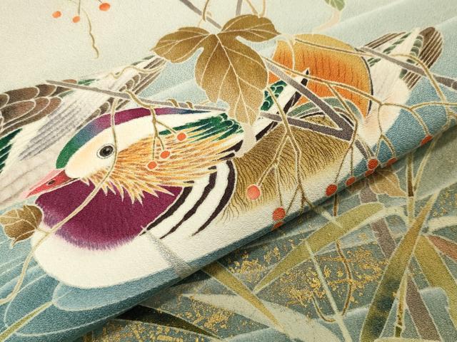 平和屋着物○豪華色留袖 稲穂 正絹 逸品 AABD0896ck 平和屋着物□豪華