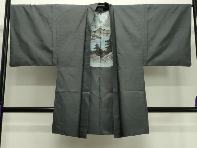 平和屋着物●男性　本場大島紬　アンサンブル　100亀甲　池野太一作　証紙付き　正絹　逸品　CAAX5749gh 平和屋着物○男性 本場大島紬 アンサンブル 100亀甲 池野太一作 証紙