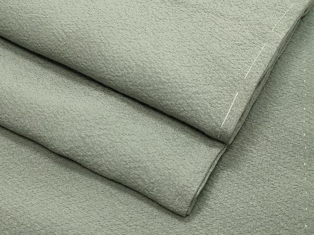 平和屋着物●上質な色無地　山葵色　正絹　逸品　未使用　CAAX5764gh