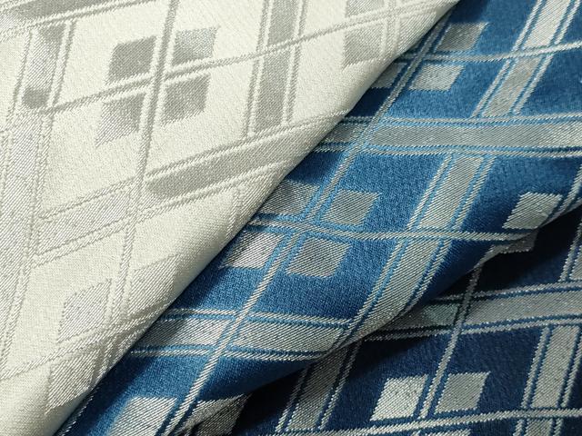 平和屋着物●男性　馬乗り袴　菱吉祥文　暈し染め　銀糸　CAAX5796gh