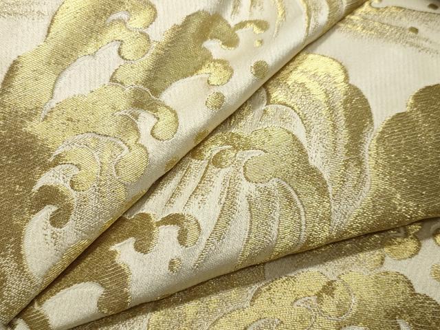 平和屋着物●男性　馬乗り袴　総刺繍　立波文　金糸　CAAX5798gh