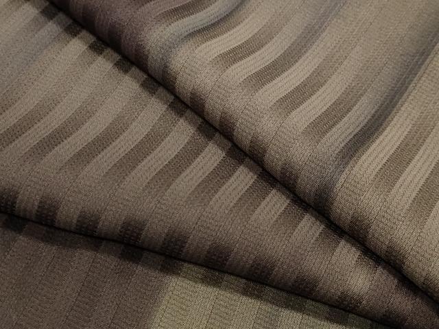 平和屋着物○上質な小紋 縞 暈し染め 正絹 逸品 CAAX5831gh