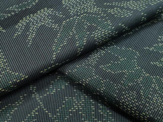 平和屋着物●本場大島紬　笹竹文　正絹　逸品　CAAX5863gh