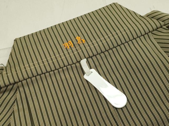 平和屋着物○男性 行灯袴 縞 本場竹鳳平作 正絹 逸品 CAAX5876ghの通販