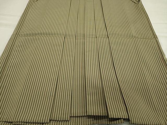 平和屋着物●男性　行灯袴　縞　本場竹鳳平作　正絹　逸品　CAAX5876gh 平和屋着物○男性 行灯袴 縞 本場竹鳳平作 正絹 逸品 CAAX5876ghの通販