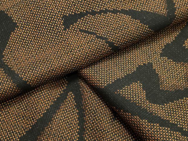 平和屋着物●本場大島紬　7マルキ　吉祥文　正絹　逸品　CAAX5884gh