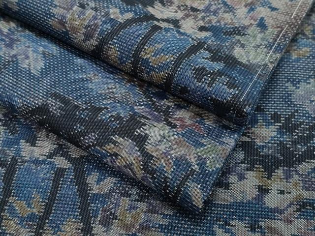 平和屋着物●本場大島紬　総絣　草木文　正絹　逸品　未使用　CAAX5957gh