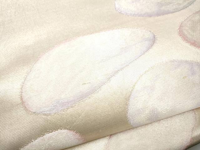 平和屋着物○西陣の名門 本家加納 六通柄袋帯 丸文 正絹 逸品