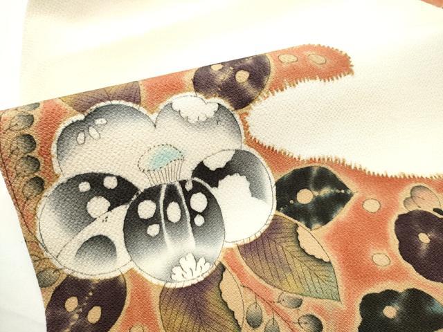 平和屋着物○九寸名古屋帯 作家物 辻が花 鬼しぼ縮緬 正絹 逸品